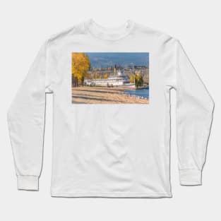 S.S. Sicamous on Okanagan Beach in Penticton Long Sleeve T-Shirt